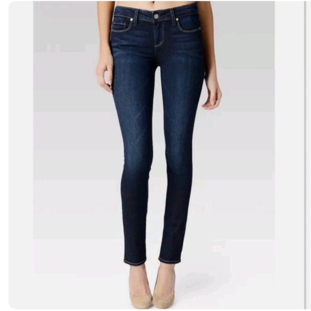 Paige Premium Denim Skyline Skinny Jeans Size 27 Surface Wash FLAW